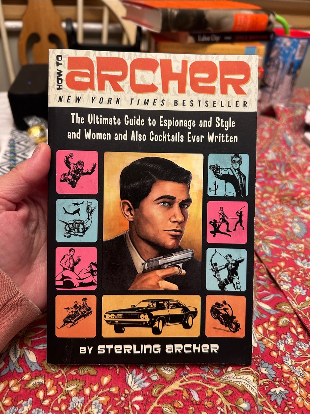 How to Archer by - Black & Orange Vintage-Style Cover